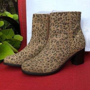 Matisse Steellah Leather Boot Cheetah Print - New